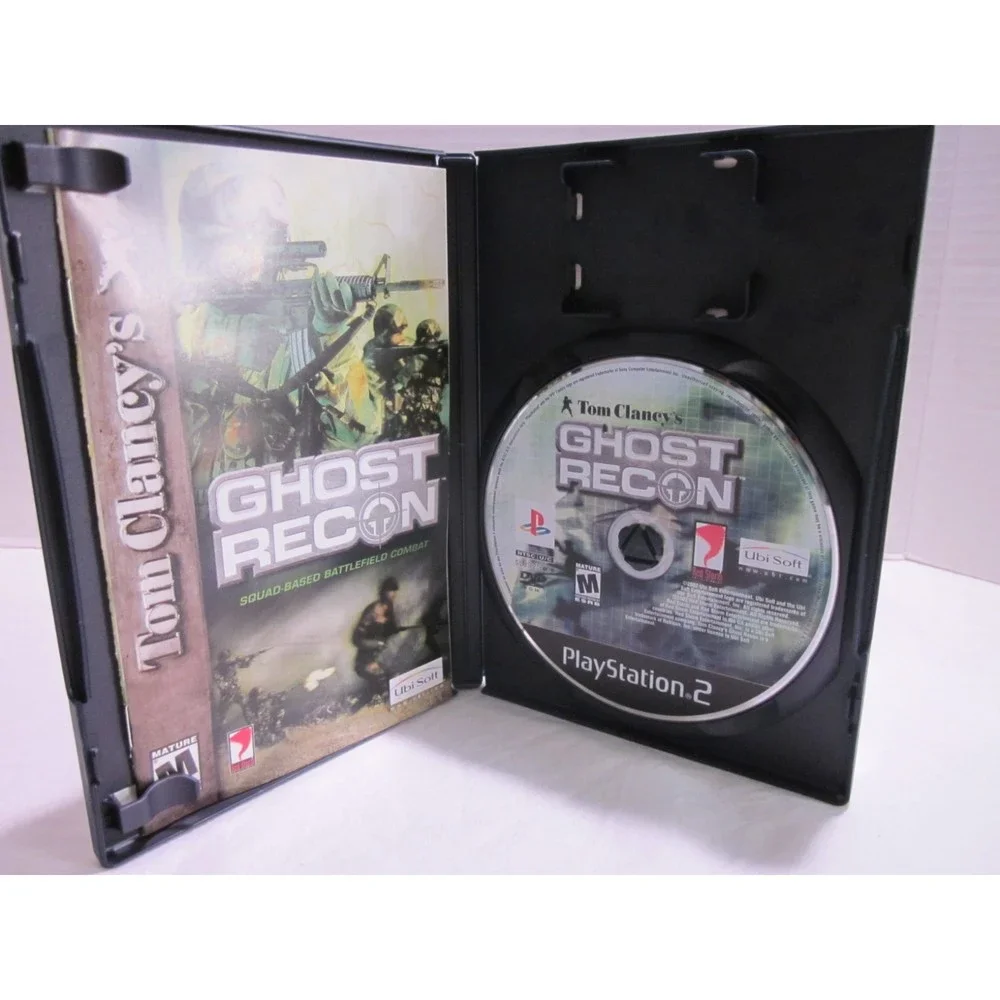 Tom Clancy's Ghost Recon Sony Playstation 2 PS2 Complete With Manual